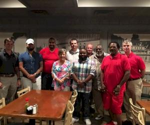 Pictured L-R: Tim Presley (Logistics & ERP Manager), Jose’ Martinez, Steve Norman, Krista Beal, Josh Seals (Shipping Manager), Tad Mallory, James Butterworth, Franklin Elston, Larry Mays, Tony Orlowski (General Manager). Not pictured: Len Thomason