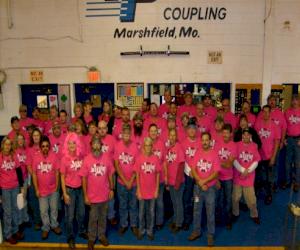 Tyler Coupling Team Holds Breast Cancer Awareness Day
